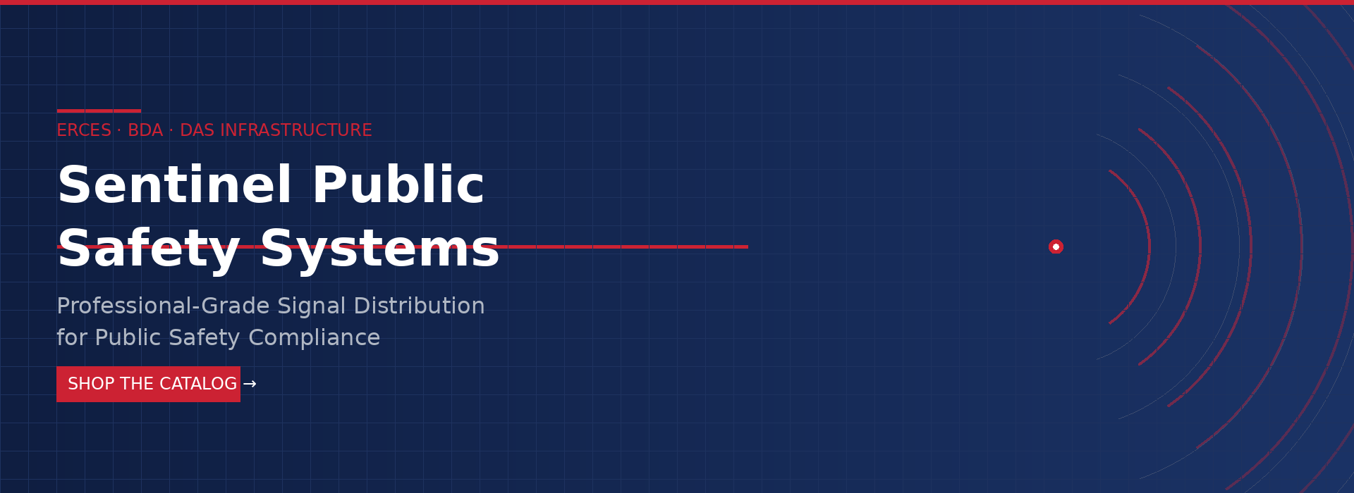 Sentinel Public Safety Systems – Professional-grade signal distribution for public safety compliance